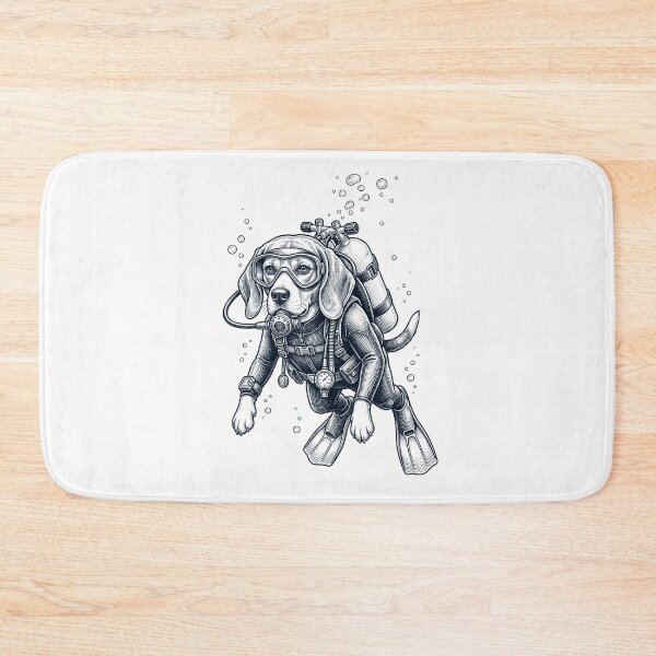 Item preview, Beagle Scuba Diving Diver Dog Owner designed and sold by TerryConnells.