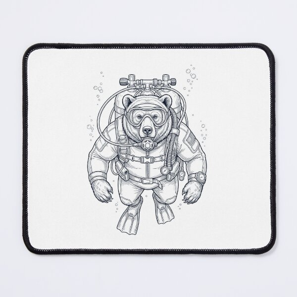 Item preview, Bear Scuba Diving Diver Animal Lover designed and sold by TerryConnells.
