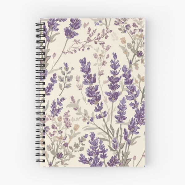 Item preview, Minimal Lavender Sprig Pattern | Delicate Floral on Cream designed and sold by lavanya11.