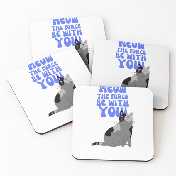 Item preview, Meow The Force Be Wthi You T-shirt designed and sold by DAILYNEEDSS.