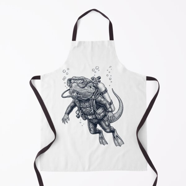 Item preview, Bearded Dragon Scuba Diving Diver Animal Lover designed and sold by TerryConnells.