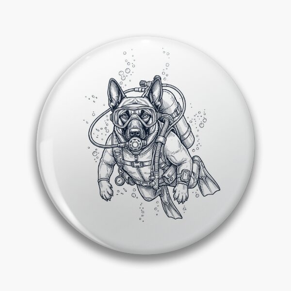 Item preview, Belgian Malinois Scuba Diving Diver Dog Owner designed and sold by TerryConnells.