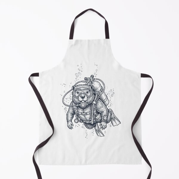 Item preview, Beaver Scuba Diving Diver Animal Lover designed and sold by TerryConnells.