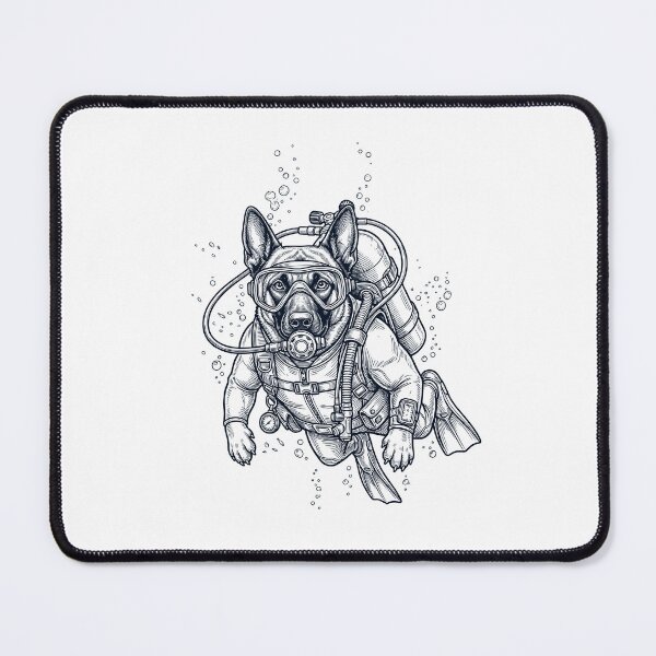 Item preview, Belgian Malinois Scuba Diving Diver Dog Owner designed and sold by TerryConnells.