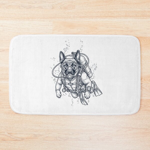 Item preview, Belgian Malinois Scuba Diving Diver Dog Owner designed and sold by TerryConnells.