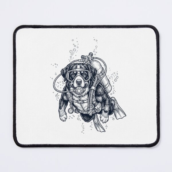 Item preview, Bernese Mountain Dog Scuba Diving Diver Dog Owner designed and sold by TerryConnells.