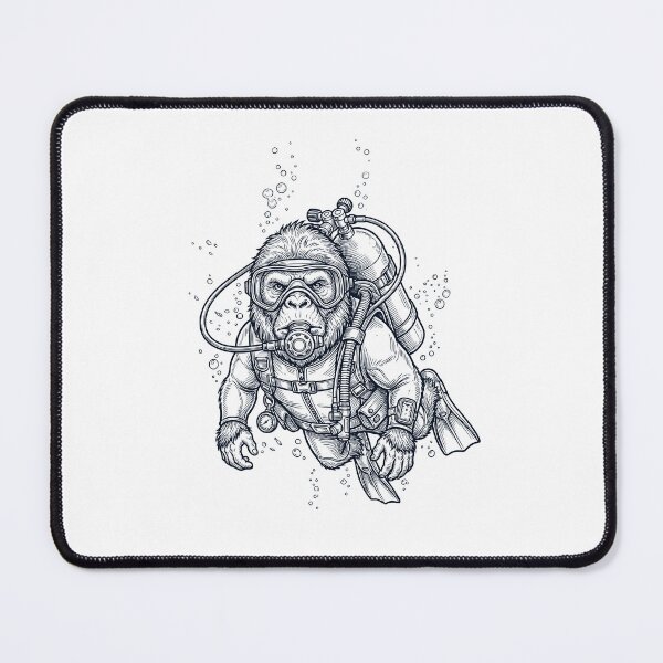 Item preview, Bigfoot Scuba Diving Diver Animal Lover designed and sold by TerryConnells.