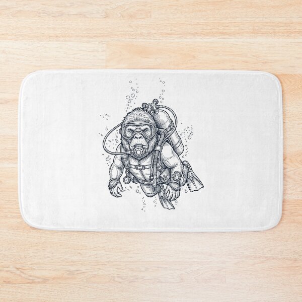 Item preview, Bigfoot Scuba Diving Diver Animal Lover designed and sold by TerryConnells.