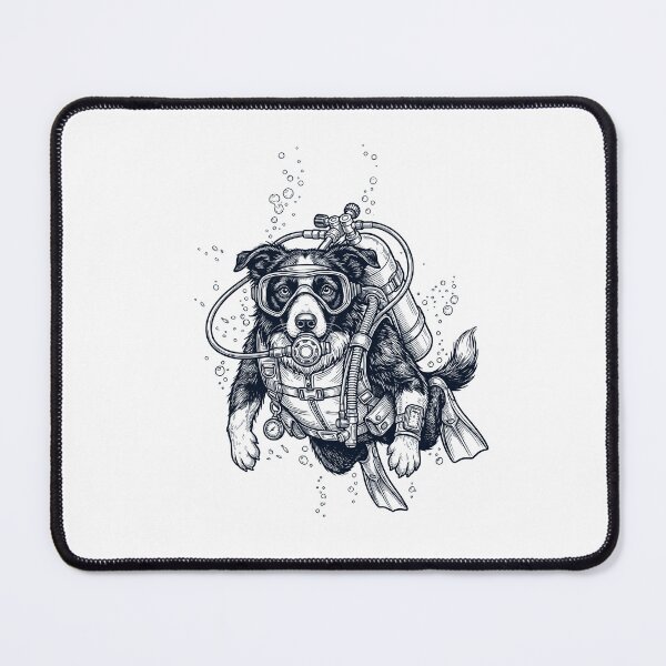 Item preview, Border Collie Scuba Diving Diver Dog Owner designed and sold by TerryConnells.