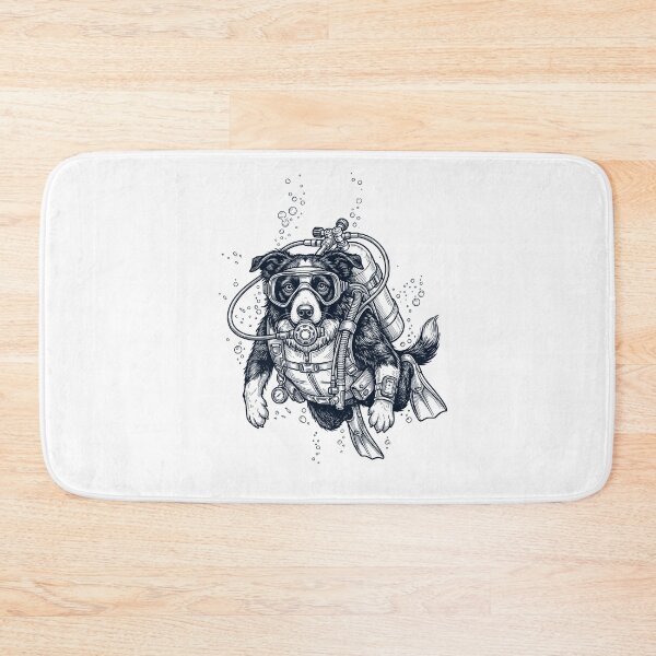 Item preview, Border Collie Scuba Diving Diver Dog Owner designed and sold by TerryConnells.
