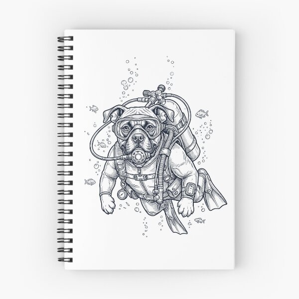 Item preview, Boxer Dog Scuba Diving Diver Dog Owner designed and sold by TerryConnells.