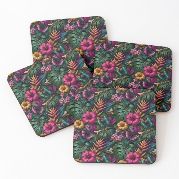 Item preview, Butterflies and Honey Bees Jungle Dreams designed and sold by taiche.