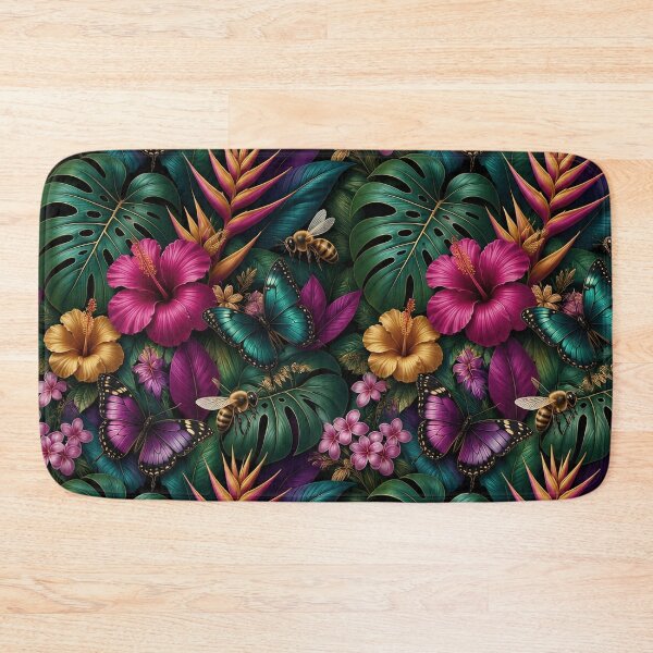 Item preview, Butterflies and Honey Bees Jungle Dreams designed and sold by taiche.