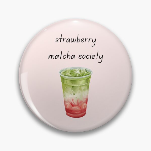 Item preview, Strawberry Matcha Society – Café Culture Aesthetic Design designed and sold by My Gluten Free Life UK.