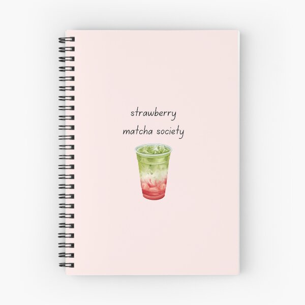 Item preview, Strawberry Matcha Society – Café Culture Aesthetic Design designed and sold by My Gluten Free Life UK.