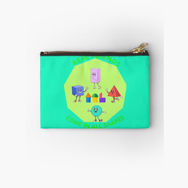 Item preview, Real Friends Come In All Shapes Funny Geometry Teacher Design designed and sold by PMDesignStudio.