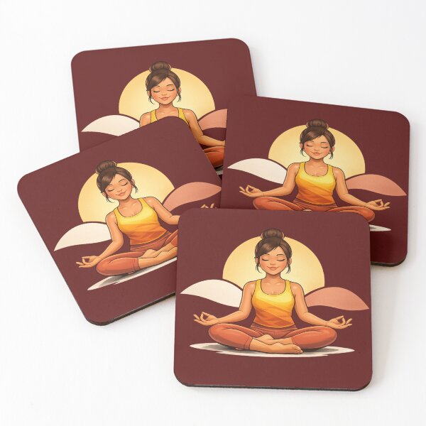 Item preview, Breathe Before Becoming – Yoga Meditation Art designed and sold by moTshiTshi.