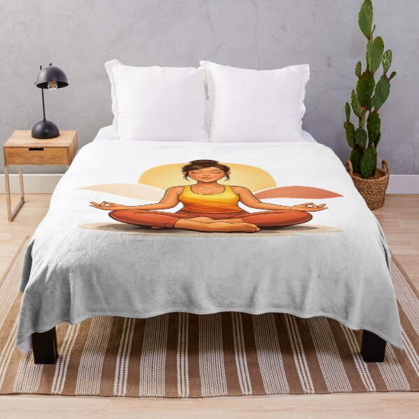 Item preview, Breathe Before Becoming – Yoga Meditation Art designed and sold by moTshiTshi.