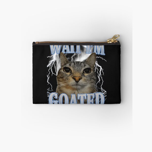 Item preview, Wait I'm Goated Cat Meme Funny Pet Owner designed and sold by AmaXONIC.