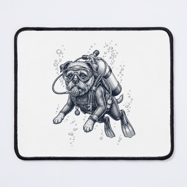 Item preview, Brussels Griffon Scuba Diving Diver Dog Owner designed and sold by TerryConnells.