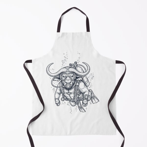 Item preview, Buffalo Scuba Diving Diver Animal Lover designed and sold by TerryConnells.