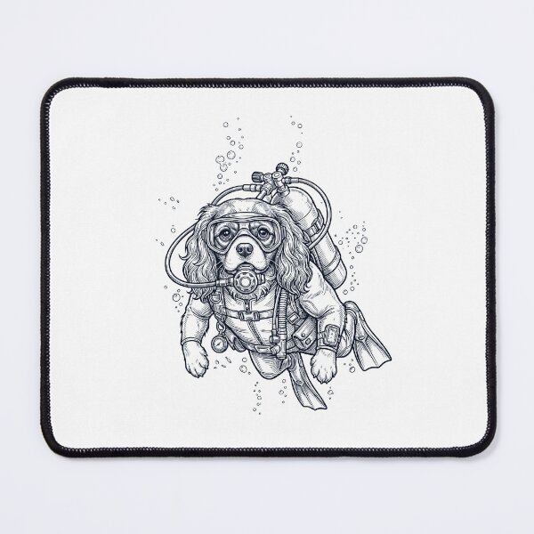 Item preview, Cavalier King Charles Spaniel Scuba Diving Diver Dog Owner designed and sold by TerryConnells.