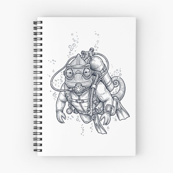 Item preview, Chameleon Scuba Diving Diver Animal Lover designed and sold by TerryConnells.