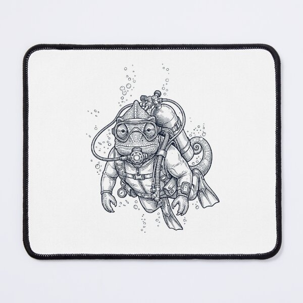 Item preview, Chameleon Scuba Diving Diver Animal Lover designed and sold by TerryConnells.