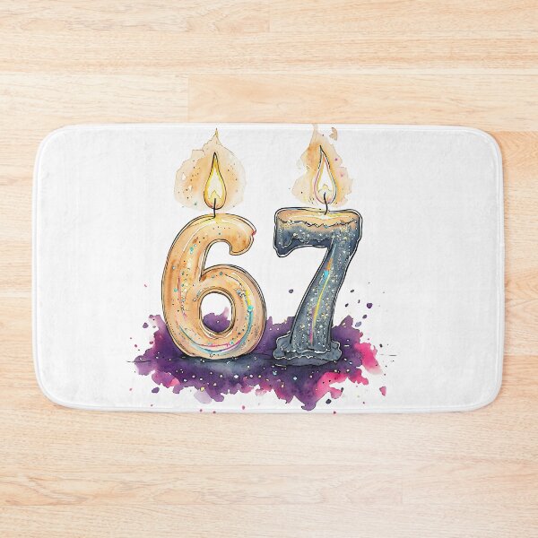 Item preview, Glowing 6 & 7 | Magical Birthday Candle Watercolour designed and sold by ArtisticDesignsbyLinda.