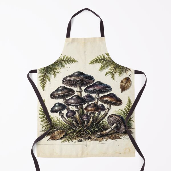 Item preview, Midnight Herbarium I – Enchanted Mushrooms designed and sold by Roberta Calabrese.