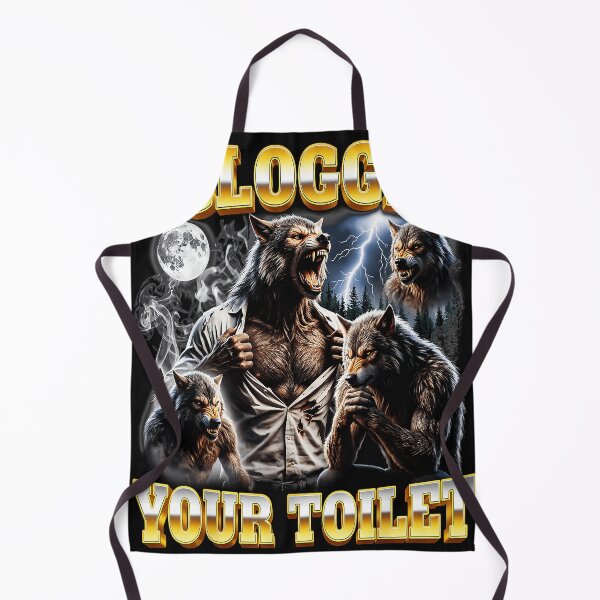 Item preview, I Clogged Your Toilet Werewolf Humor Gag Gift Fantasy designed and sold by AmaXONIC.