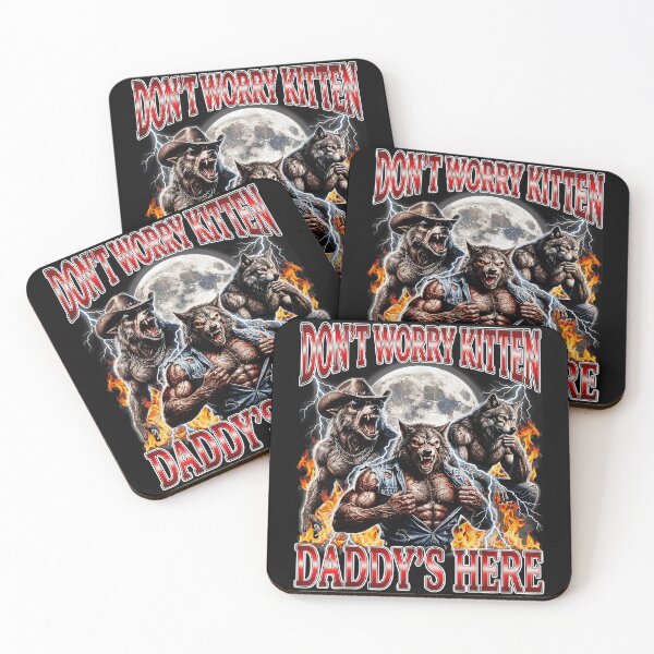 Item preview, Don't Worry Kitten Daddy's Here Werewolf Protector Fantasy Lover Daddy designed and sold by AmaXONIC.
