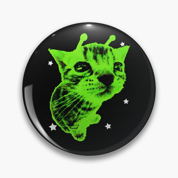 Item preview, Alien Cat Space Kitten Sci Fi Pet Owner designed and sold by AmaXONIC.
