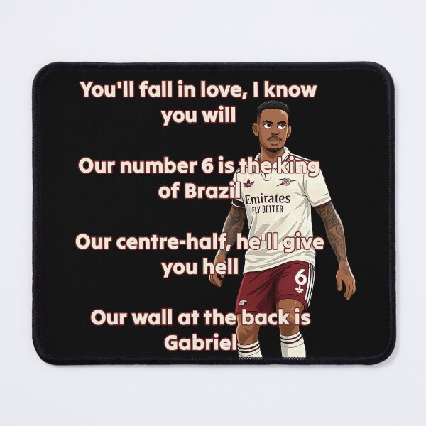 Item preview, Our number 6 is the king of Brazil - Gabriel Magalhães designed and sold by Charlotte Hawkins.
