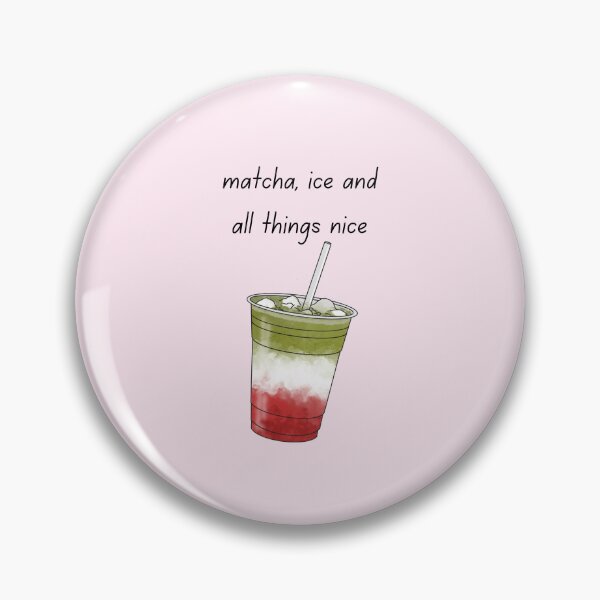 Item preview, Matcha, Ice and All Things Nice – Iced Matcha Lover Aesthetic Design designed and sold by My Gluten Free Life UK.