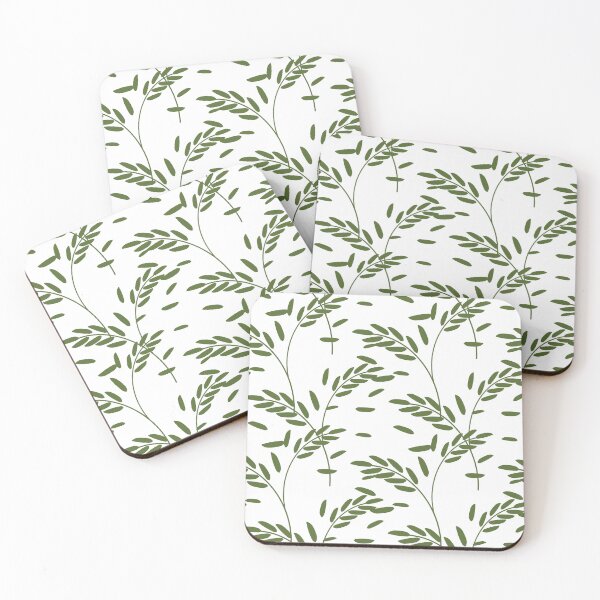 Item preview, Natural Green Botanical Branch Seamless Pattern designed and sold by Longsilp.