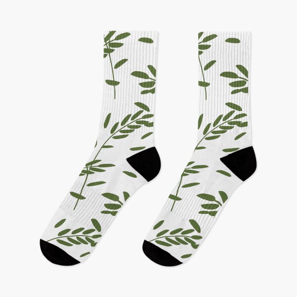 Item preview, Natural Green Botanical Branch Seamless Pattern designed and sold by Longsilp.