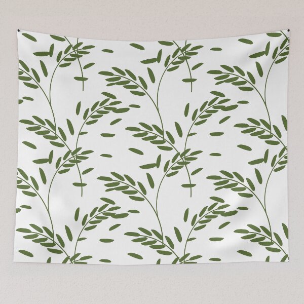 Item preview, Natural Green Botanical Branch Seamless Pattern designed and sold by Longsilp.