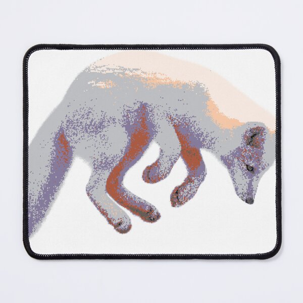 Item preview, Jumping Arctic Fox (Pixelated) designed and sold by Fire TheMann.