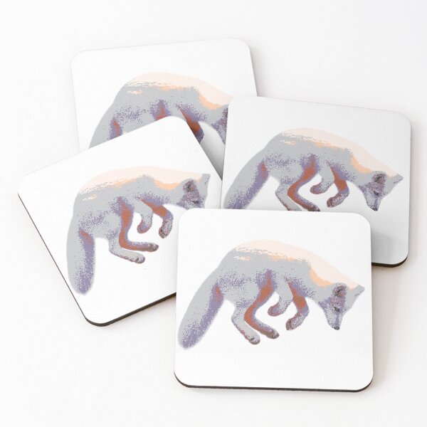Item preview, Jumping Arctic Fox (Pixelated) designed and sold by Fire TheMann.