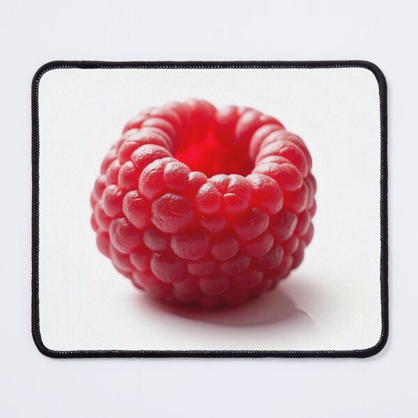 Item preview, Single Fresh Red Raspberry on White designed and sold by profustock.