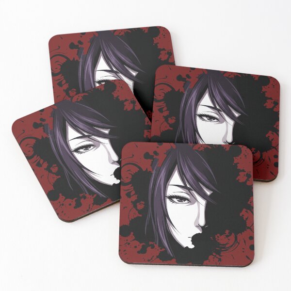 Item preview, Rize Kamishiro Dark Anime Aesthetic Ink Splatter designed and sold by MCHDesignST.