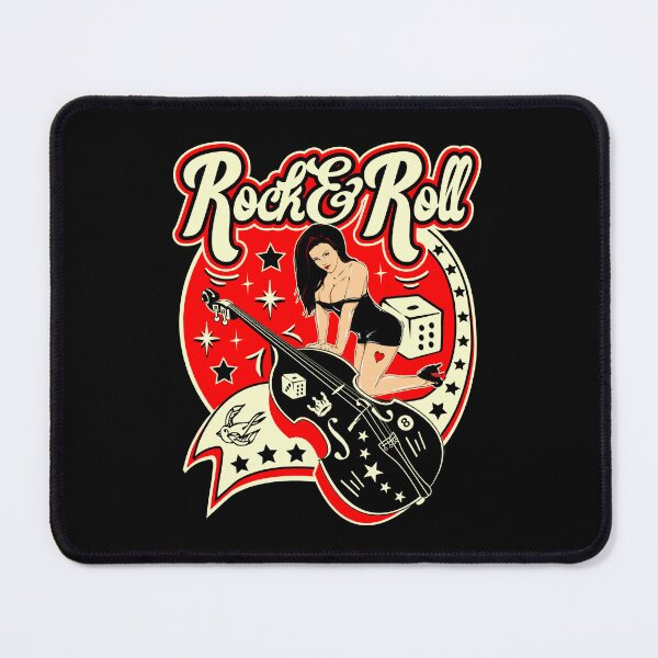 Item preview, Rockabilly Pin Up Girl Vintage Rockers Retro Rock and Roll designed and sold by MemphisCenter.