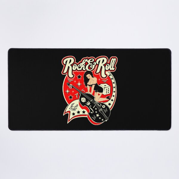 Item preview, Rockabilly Pin Up Girl Vintage Rockers Retro Rock and Roll designed and sold by MemphisCenter.