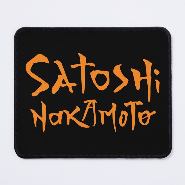 Item preview, Satoshi Nakamoto Kanji Style Handwriting designed and sold by OrangePilled.