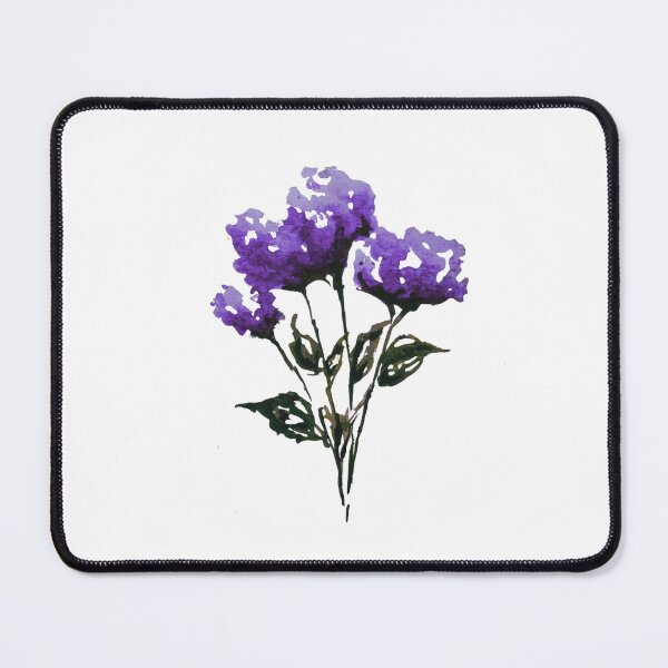 Item preview, Purple Wildflower Bouquet Watercolor Floral Art designed and sold by Little Bloom Studio.