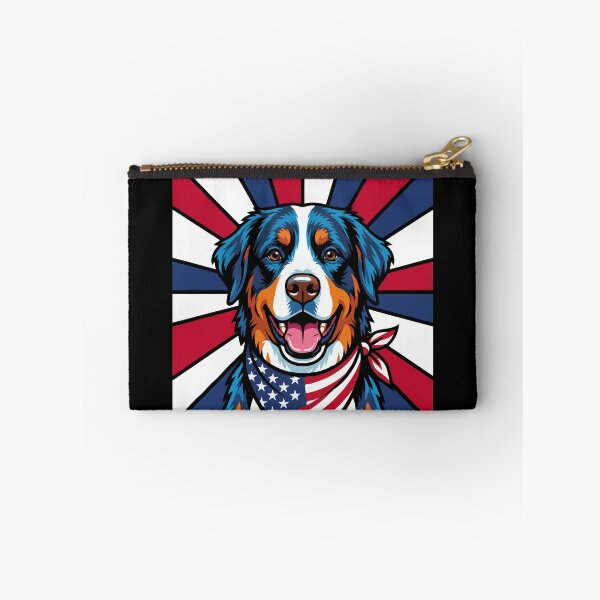 Item preview, Bernese Mountain Dog 4th of July Dog – Patriotic USA Puppy Gift designed and sold by The Real Life Symphony.