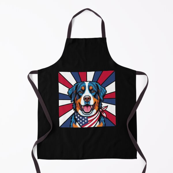 Item preview, Bernese Mountain Dog 4th of July Dog – Patriotic USA Puppy Gift designed and sold by The Real Life Symphony.
