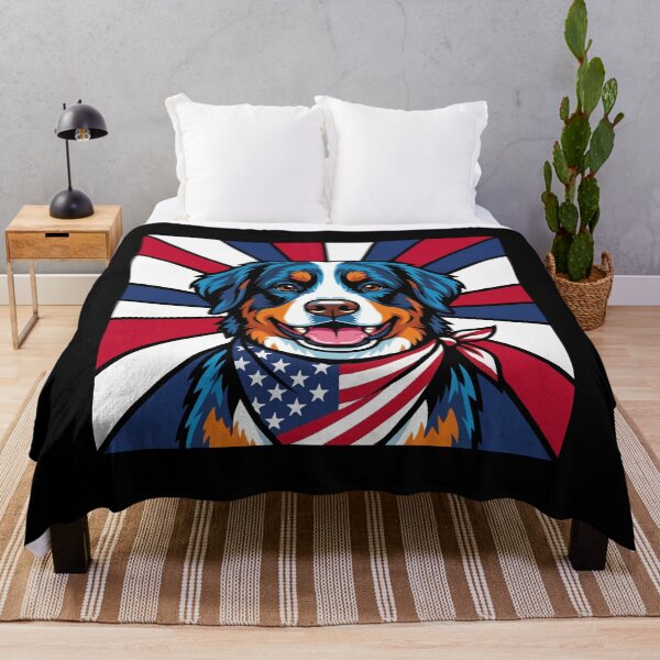 Item preview, Bernese Mountain Dog 4th of July Dog – Patriotic USA Puppy Gift designed and sold by The Real Life Symphony.