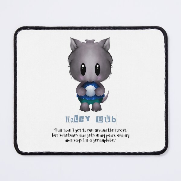 Item preview, Wolfy Bub of the Spooky Bubs | Cute Creatures | Spooky Cute Merch designed and sold by TheBromleighCove.